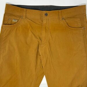Kuhl Radikl Mens Size 38x34 Brown Hybrid Hiking Utility Pants